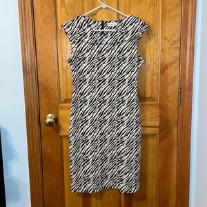 Zebra Calvin Klein dress